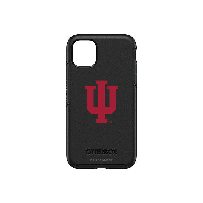 OtterBox Black Phone case with Indiana Hoosiers Primary Logo