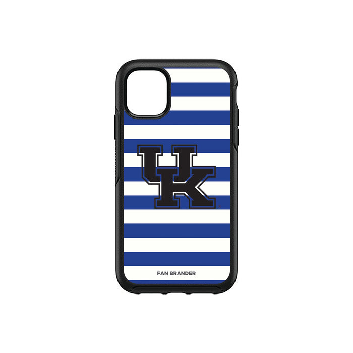 OtterBox Black Phone case with Kentucky Wildcats Tide Primary Logo and Striped Design