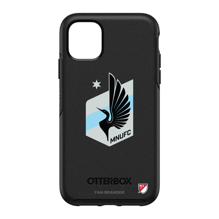 OtterBox Black Phone case with Minnesota United FC Primary Logo