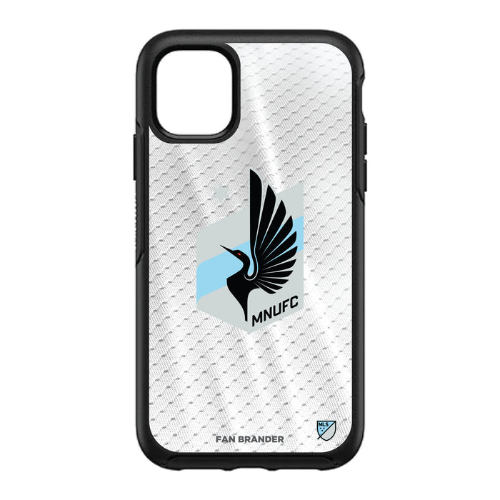 OtterBox Black Phone case with Minnesota United FC Primary Logo on Jersey Design