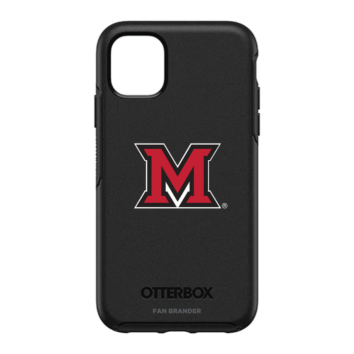 OtterBox Black Phone case with Miami University RedHawks Primary Logo