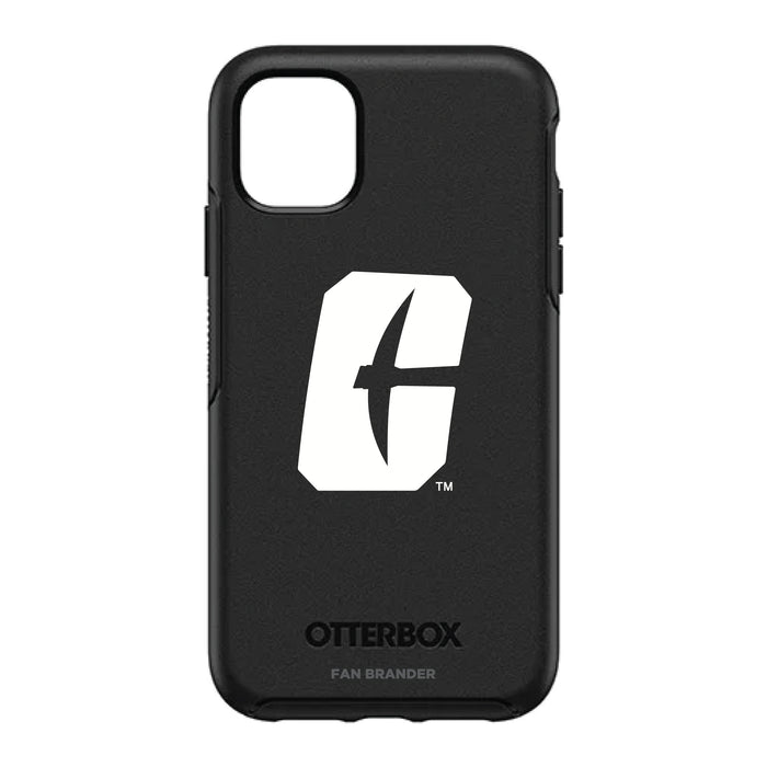 OtterBox Black Phone case with Charlotte 49ers Primary Logo