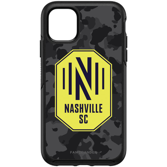 OtterBox Black Phone case with Nashville SC Urban Camo Design