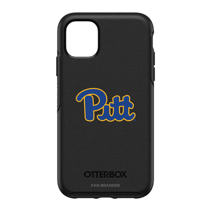 OtterBox Black Phone case with Pittsburgh Panthers Secondary Logo