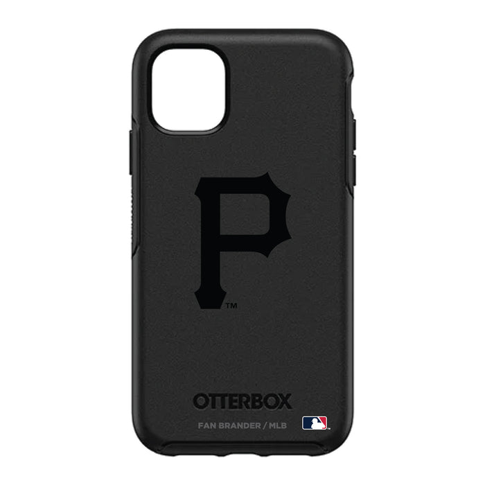 OtterBox Black Phone case with Pittsburgh Pirates Primary Logo in Black