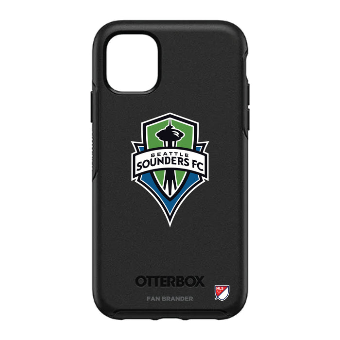 OtterBox Black Phone case with Seatle Sounders Primary Logo