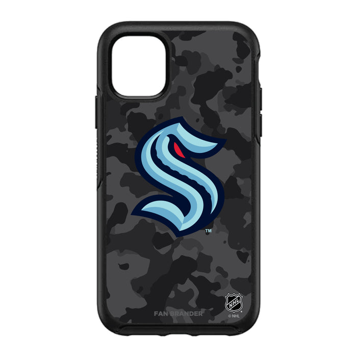 OtterBox Black Phone case with Seattle Kraken Urban Camo design