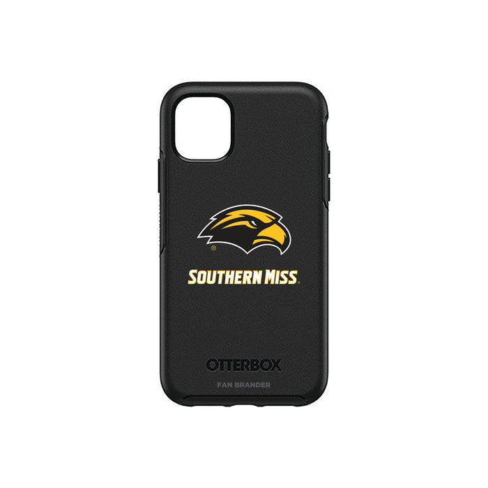 OtterBox Black Phone case with Southern Mississippi Golden Eagles Primary Logo