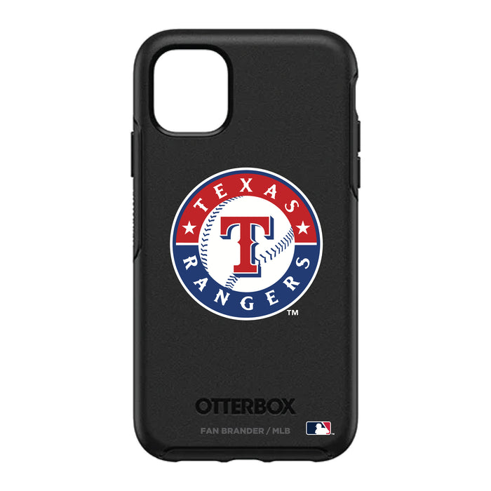 OtterBox Black Phone case with Texas Rangers Primary Logo