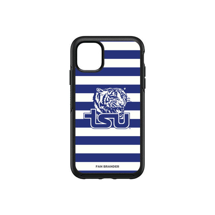 OtterBox Black Phone case with Tennessee State Tigers Tide Primary Logo and Striped Design