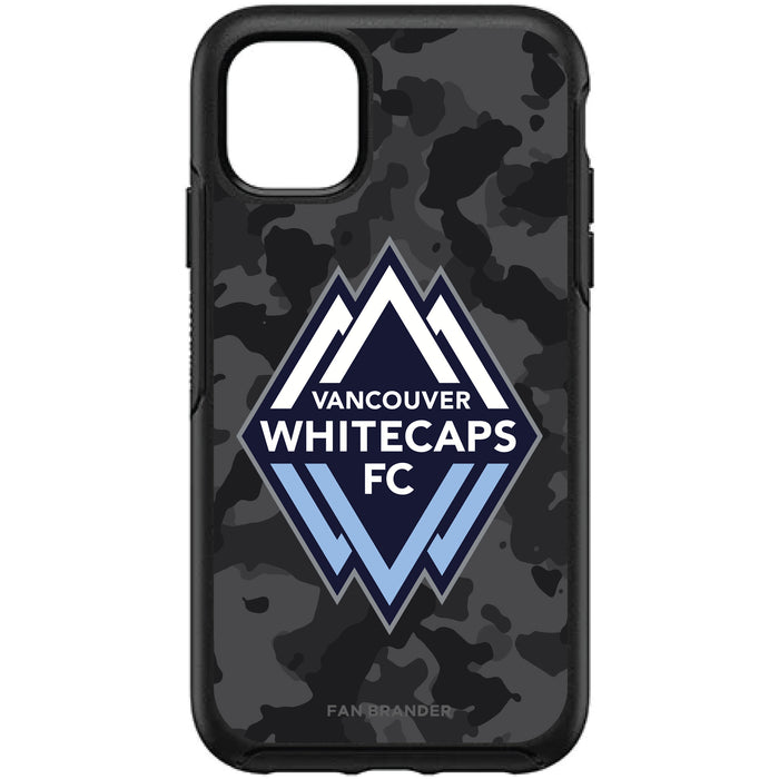 OtterBox Black Phone case with Vancouver Whitecaps FC Urban Camo Design
