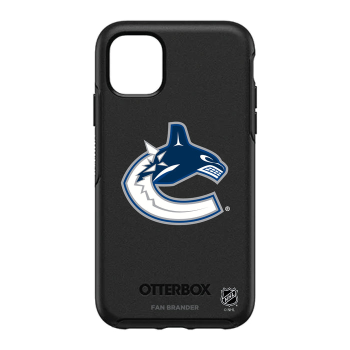 OtterBox Black Phone case with Vancouver Canucks Primary Logo
