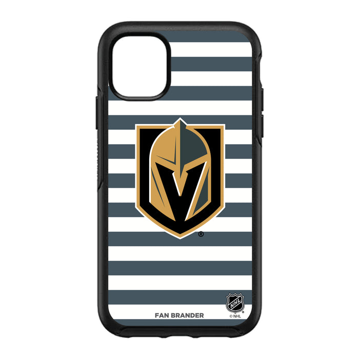 OtterBox Black Phone case with Vegas Golden Knights Stripes