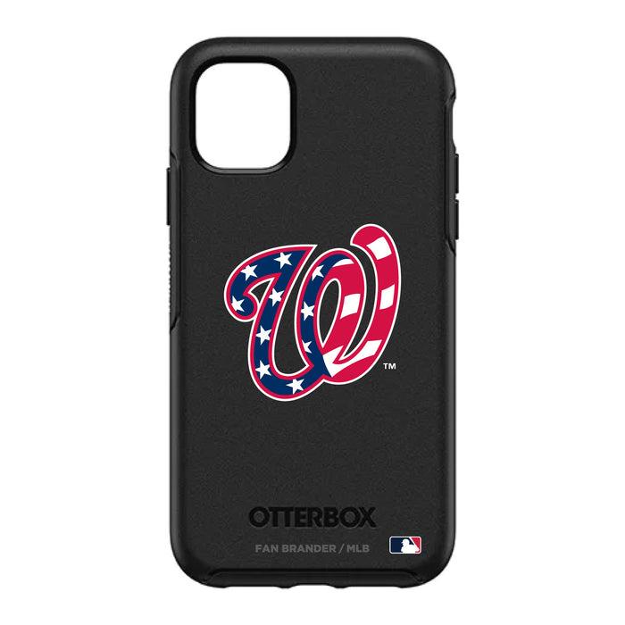 OtterBox Black Phone case with Washington Nationals Secondary Logo