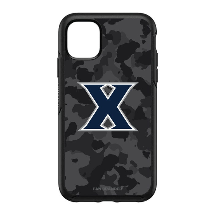 OtterBox Black Phone case with Xavier Musketeers Urban Camo Background