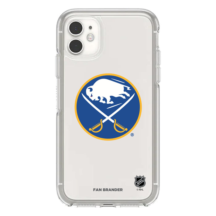 OtterBox Clear Symmetry Phone case with Buffalo Sabres Primary Logo