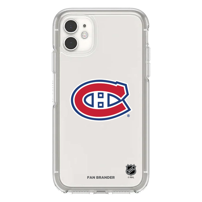 OtterBox Clear Symmetry Phone case with Montreal Canadiens Primary Logo