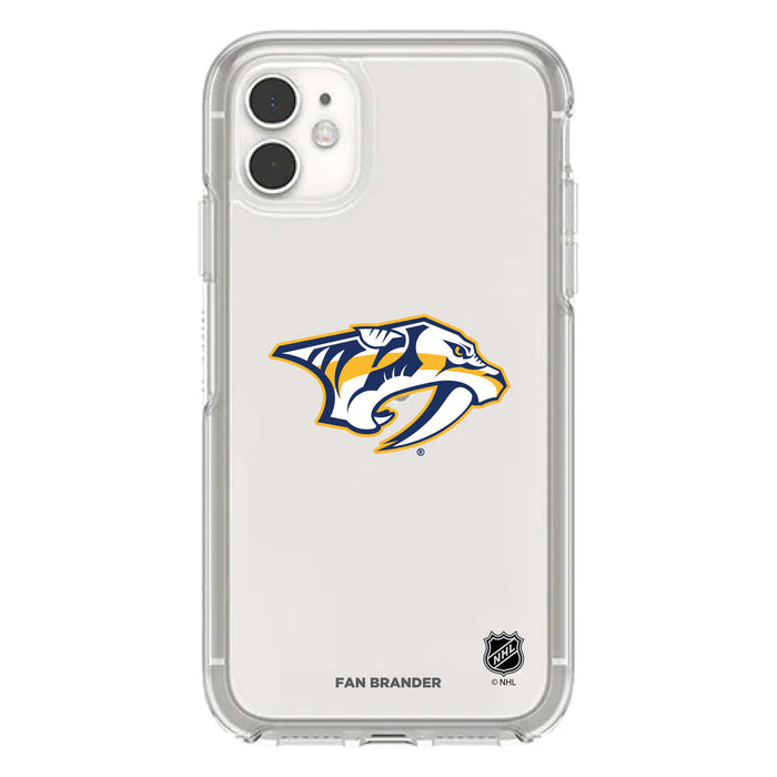 OtterBox Clear Symmetry Phone case with Nashville Predators Primary Logo