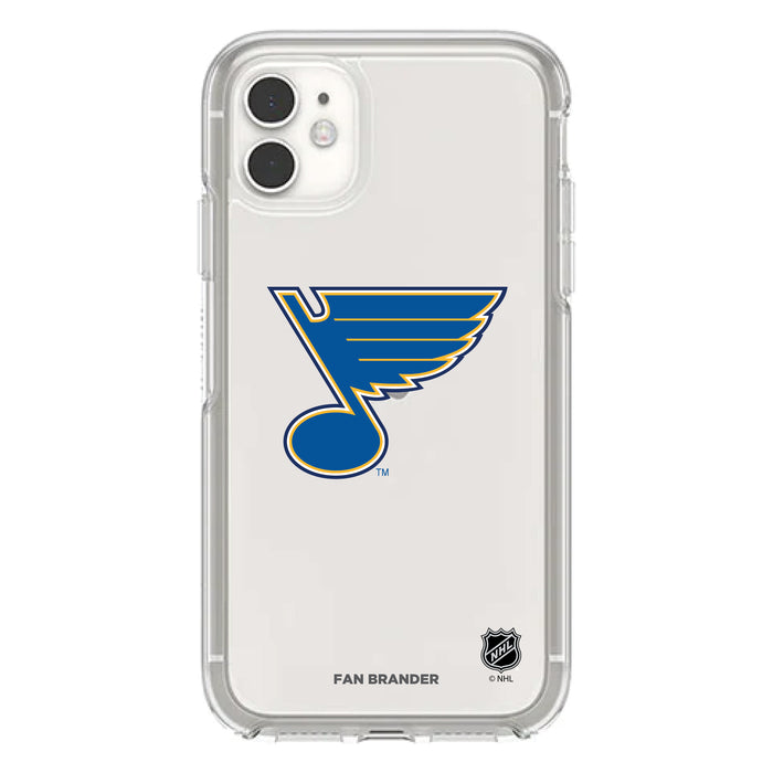 OtterBox Clear Symmetry Phone case with St. Louis Blues Primary Logo