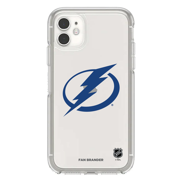 OtterBox Clear Symmetry Phone case with Tampa Bay Lightning Primary Logo