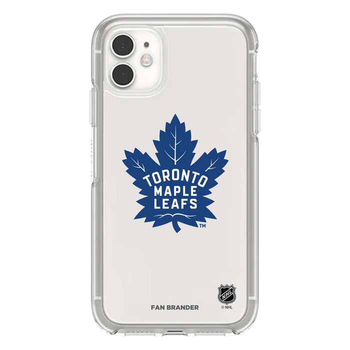 OtterBox Clear Symmetry Phone case with Toronto Maple Leafs Primary Logo