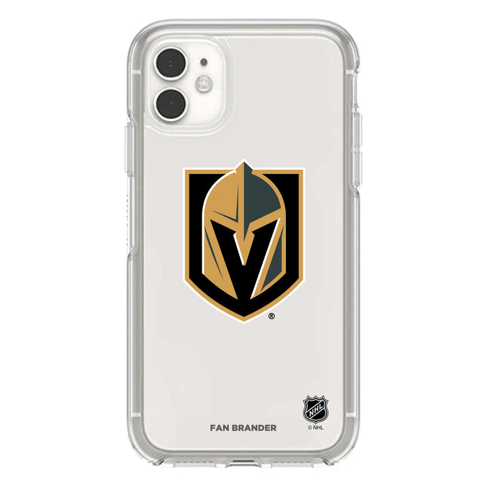 OtterBox Clear Symmetry Phone case with Vegas Golden Knights Primary Logo