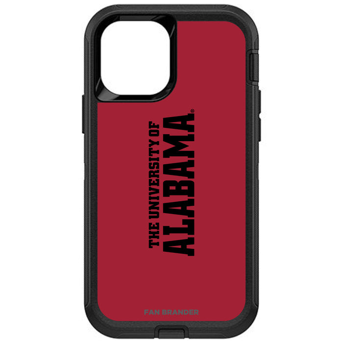 OtterBox Black Phone case with Alabama Crimson Tide Wordmark Design