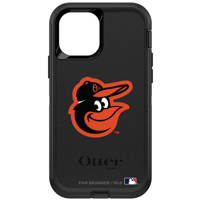 OtterBox Black Phone case with Baltimore Orioles Primary Logo