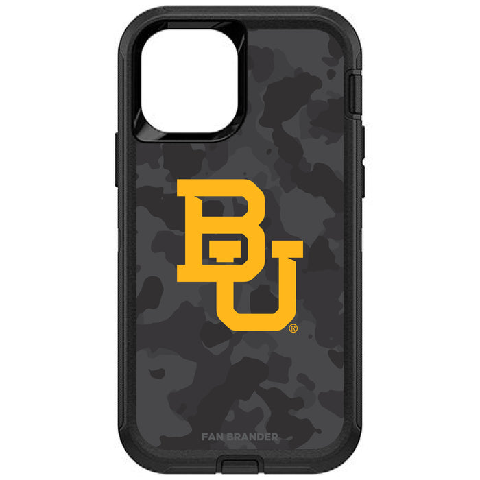 OtterBox Black Phone case with Baylor Bears Urban Camo Background