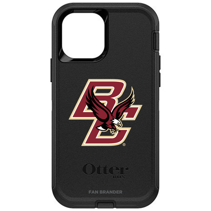 OtterBox Black Phone case with Boston College Eagles Primary Logo