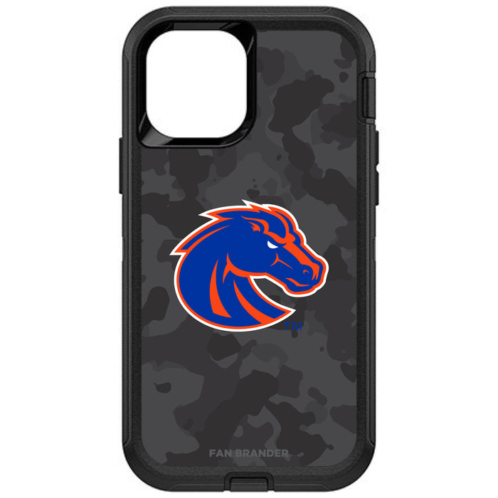 OtterBox Black Phone case with Boise State Broncos Urban Camo Background