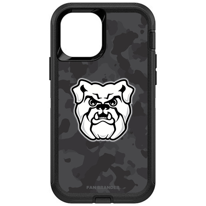 OtterBox Black Phone case with Butler Bulldogs Urban Camo Background