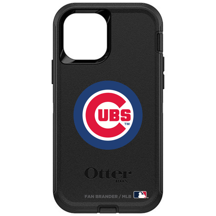 OtterBox Black Phone case with Chicago Cubs Primary Logo