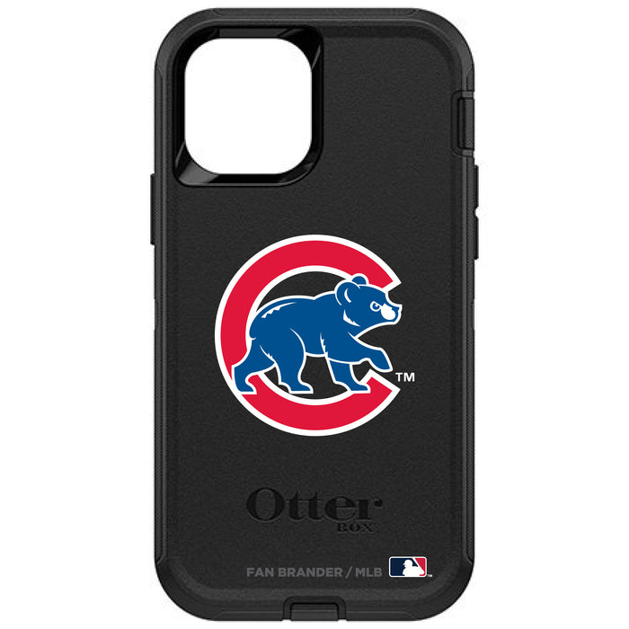 OtterBox Black Phone case with Chicago Cubs Secondary Logo