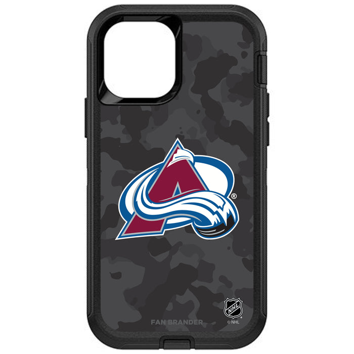 OtterBox Black Phone case with Colorado Avalanche Urban Camo design