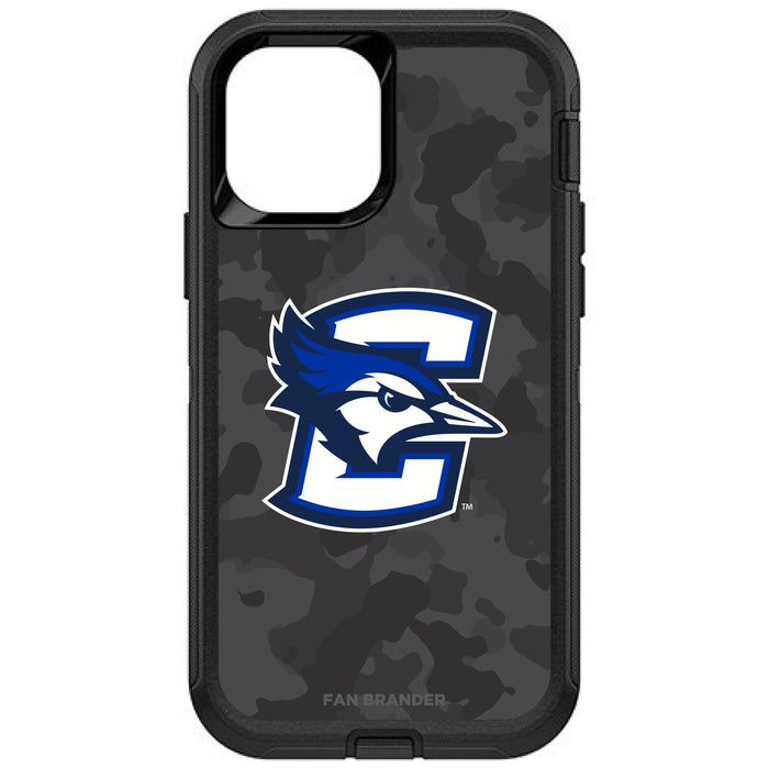 OtterBox Black Phone case with Creighton University Bluejays Urban Camo Background