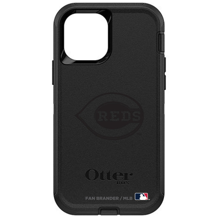 OtterBox Black Phone case with Cincinnati Reds Primary Logo in Black