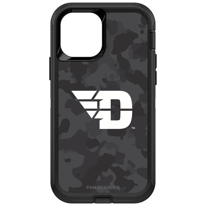 OtterBox Black Phone case with Dayton Flyers Urban Camo Background