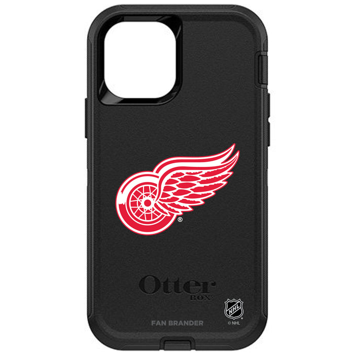 OtterBox Black Phone case with Detroit Red Wings Primary Logo