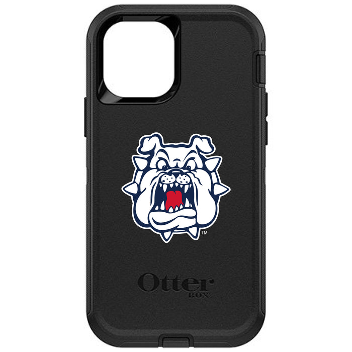 OtterBox Black Phone case with Fresno State Bulldogs Secondary Logo