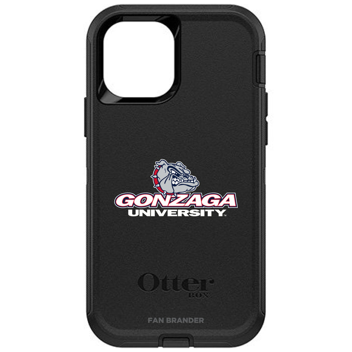 OtterBox Black Phone case with Gonzaga Bulldogs Primary Logo