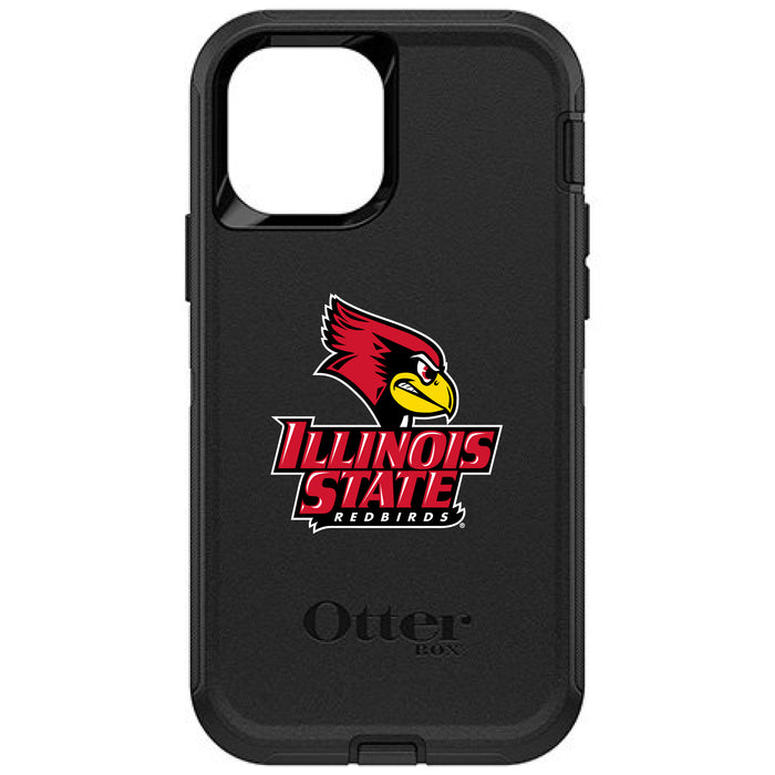 OtterBox Black Phone case with Illinois State Redbirds Secondary Logo