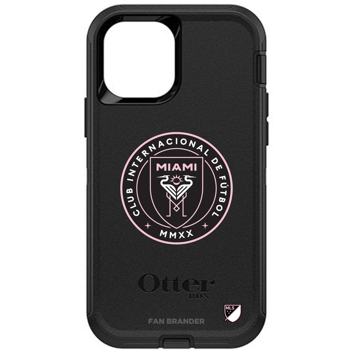 OtterBox Black Phone case with Inter Miami CF Primary Logo