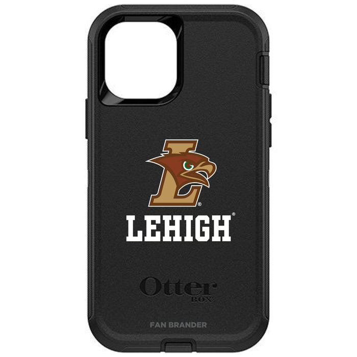 OtterBox Black Phone case with Lehigh Mountain Hawks Primary Logo