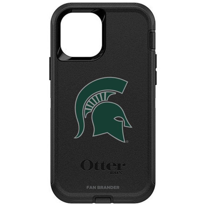 OtterBox Black Phone case with Michigan State Spartans Primary Logo
