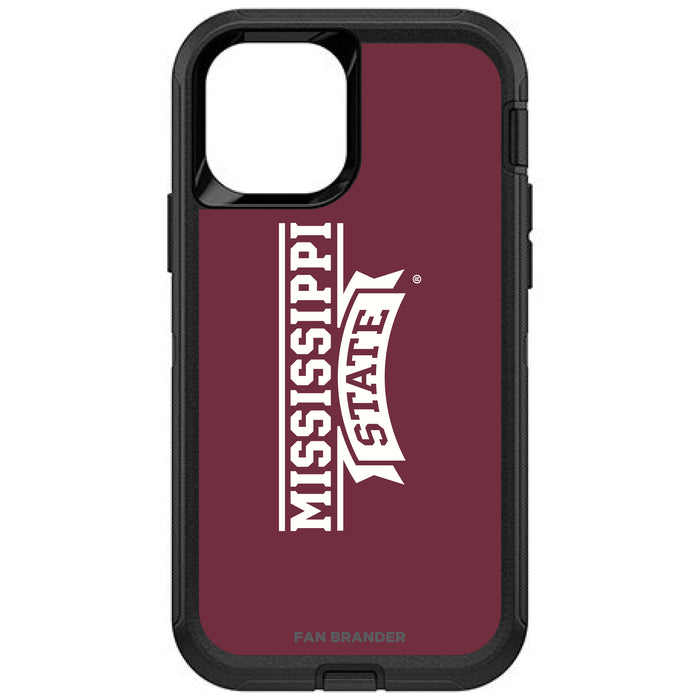 OtterBox Black Phone case with Mississippi State Bulldogs Wordmark Design