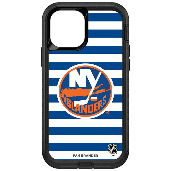 OtterBox Black Phone case with New York Islanders Stripes