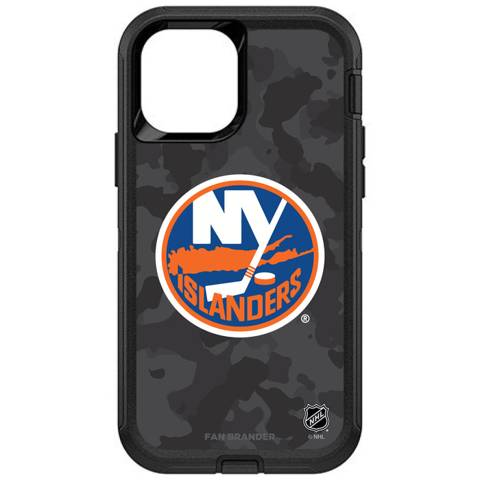 OtterBox Black Phone case with New York Islanders Urban Camo design