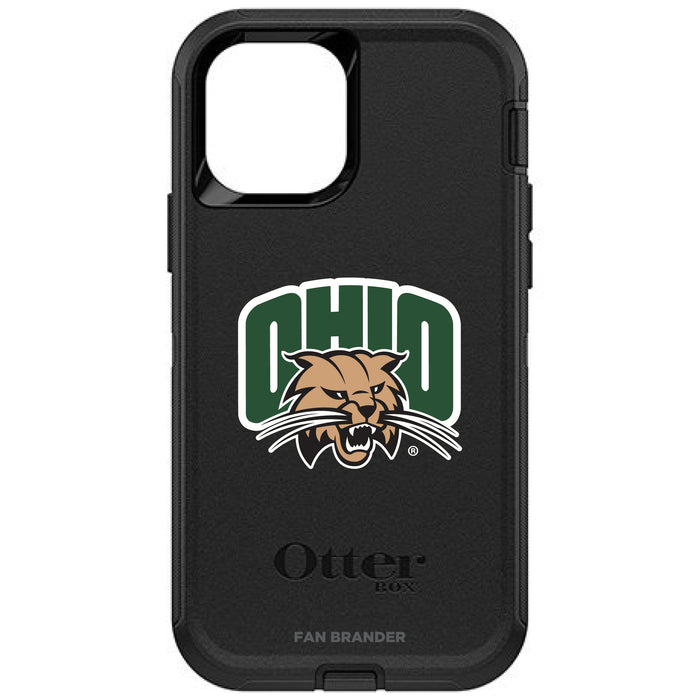 OtterBox Black Phone case with Ohio University Bobcats Primary Logo