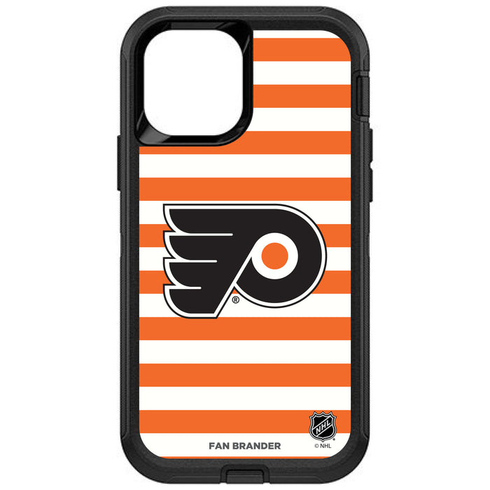 OtterBox Black Phone case with Philadelphia Flyers Stripes
